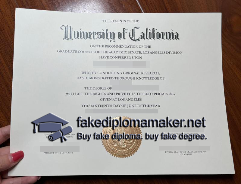 UCLA degree