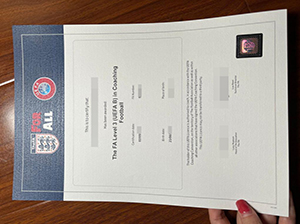 UEFA B Licence Certificate copy