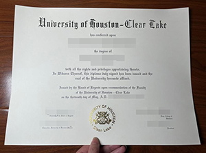 UHCL diploma copy