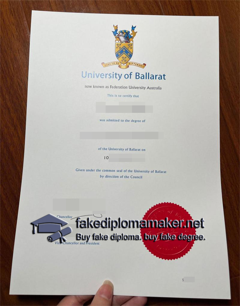 University of Ballarat diploma