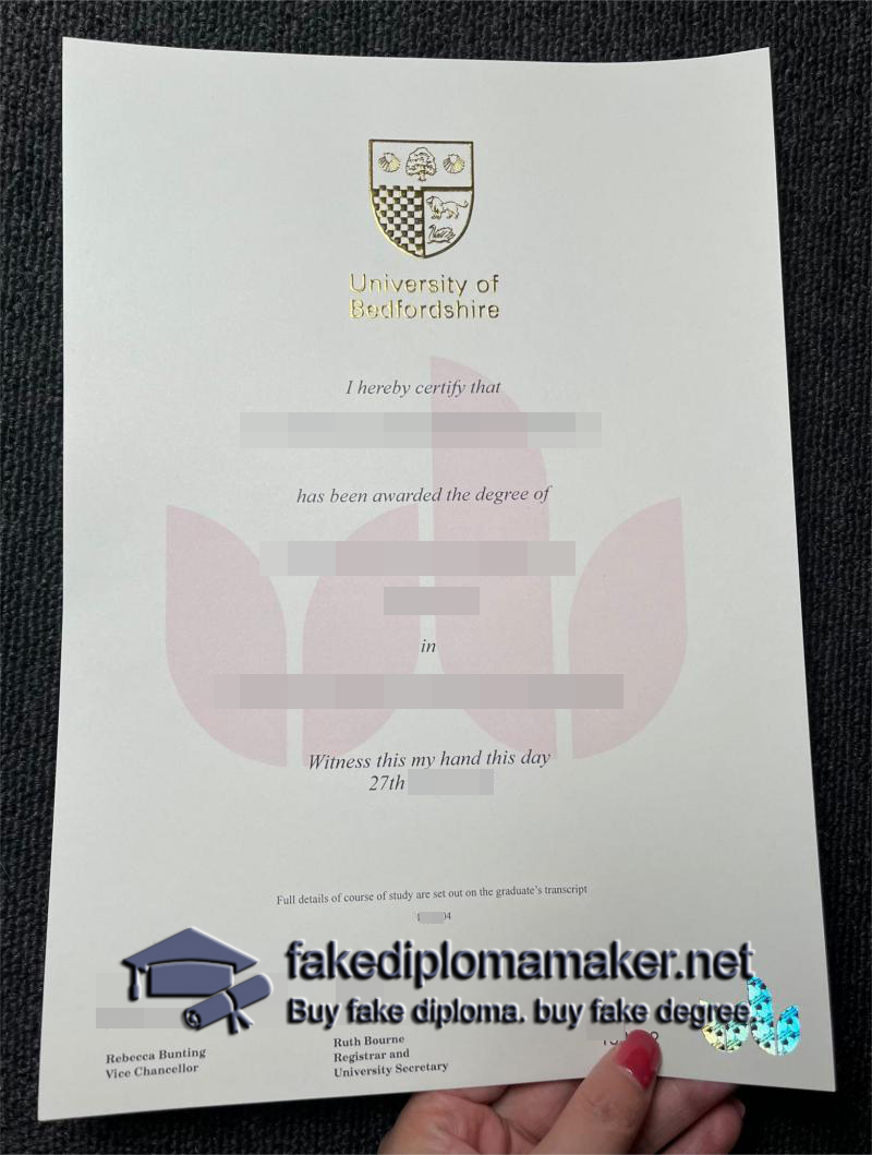University of Bedfordshire diploma