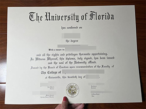 University of Florida diploma copy