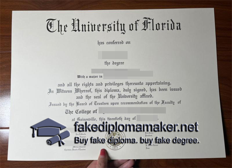 University of Florida diploma