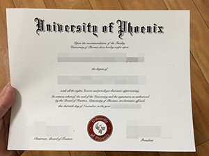 University of Phoenix diploma copy