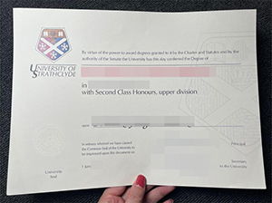 University of Strathclyde diploma copy