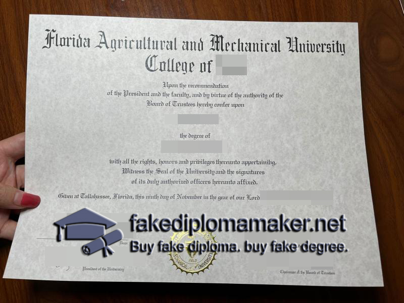 FAMU diploma