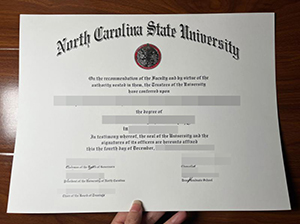 NC State diploma copy