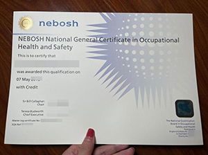 NEBOSH IGC Certificate copy