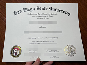 SDSU diploma copy