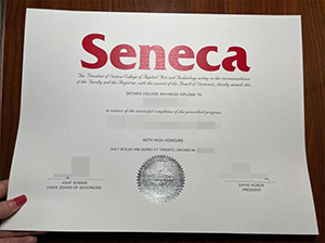 Seneca College degree copy