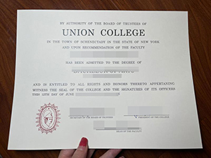 Union College diploma copy