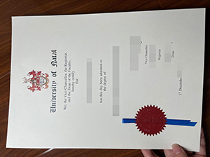 University Of Natal diploma copy