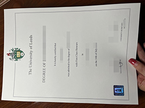 University of Leeds diploma copy