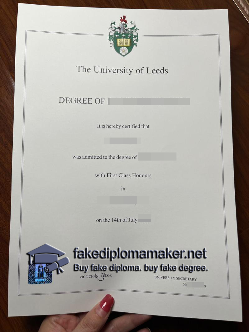 University of Leeds diploma