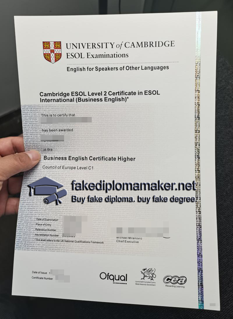 Cambridge Business English Certificate Higher