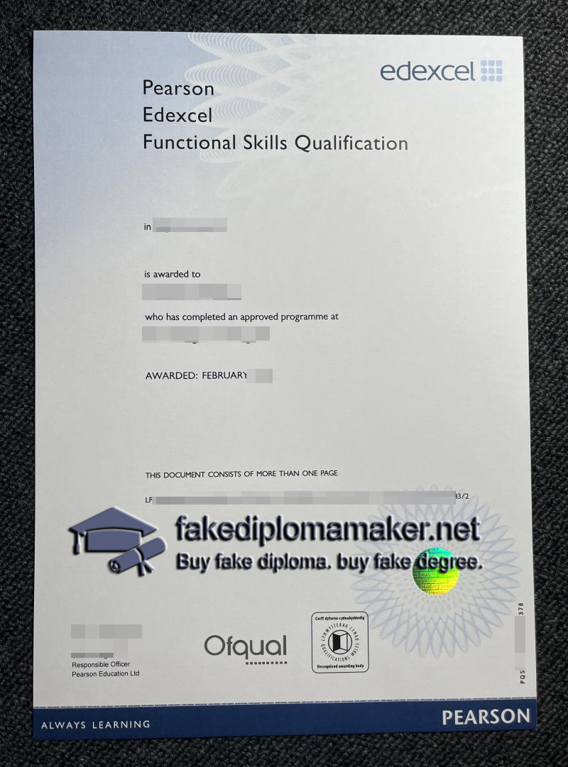 Pearson Edexcel FSQ Certificate