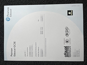 Pearson Edexcel GCSE Certificate Copy