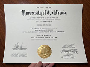 UCR diploma copy