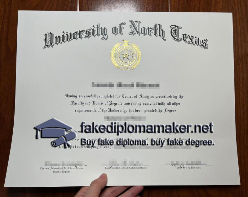 UNT diploma