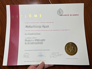 University of Geneva diploma copy