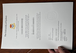 University of Sydney diploma copy