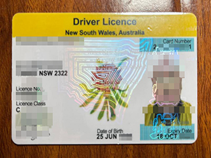 drivers license NSW copy