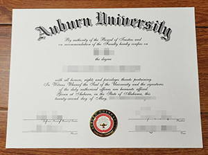 Auburn University diploma copy