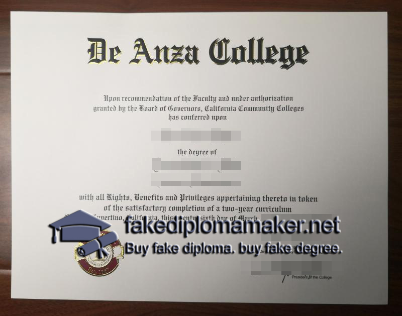 De Anza College diploma