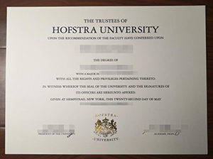 Hofstra University diploma copy