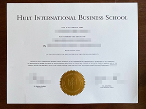 Hult International Business School diploma copy