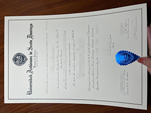 UASD diploma copy