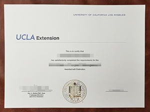 UCLA Extension diploma copy