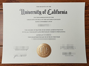 UCSD diploma copy