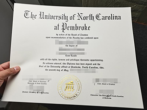 UNCP diploma copy