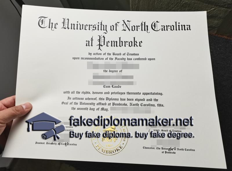 UNCP diploma