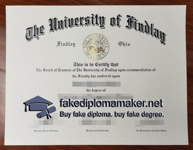 University of Findlay diploma