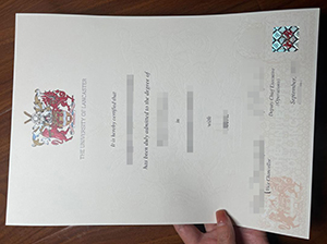 University of Lancaster diploma copy