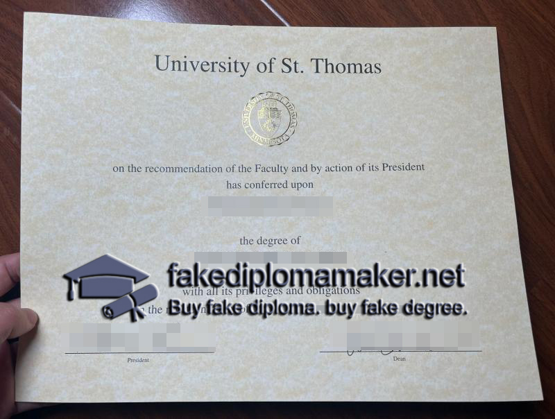 University of St. Thomas diploma