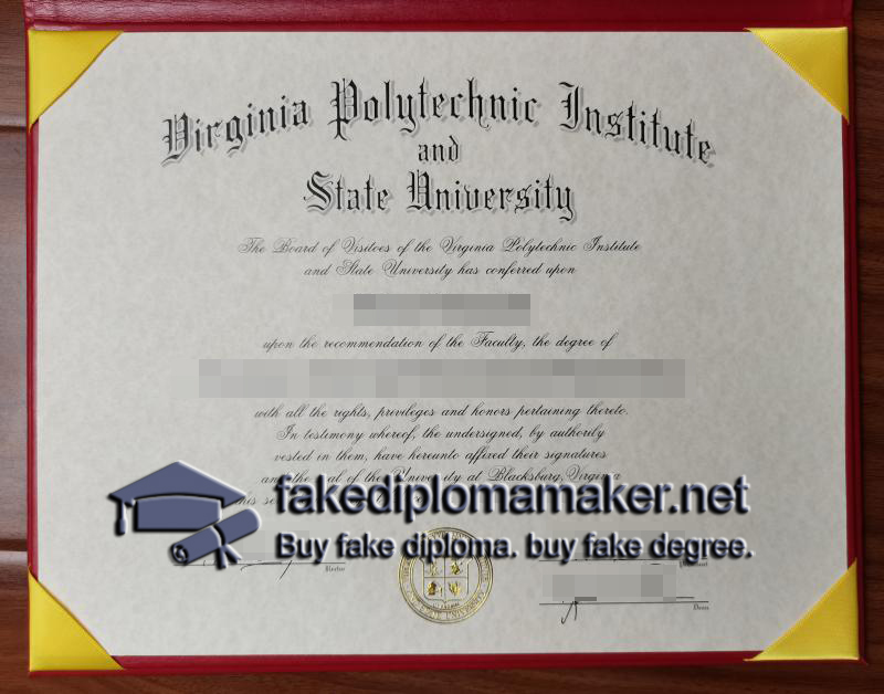 Virginia Tech diploma