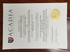 Acadia University diploma copy