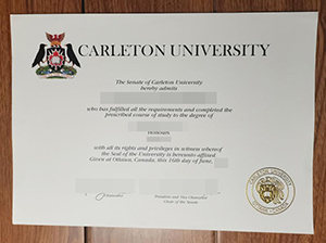 Carleton University diploma copy