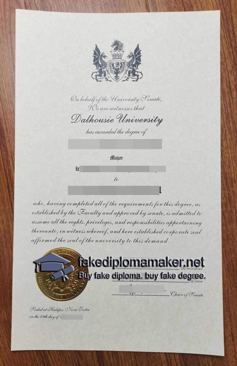 Dalhousie University diploma