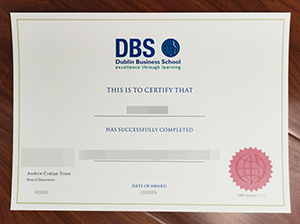 Dublin Business School diploma copy