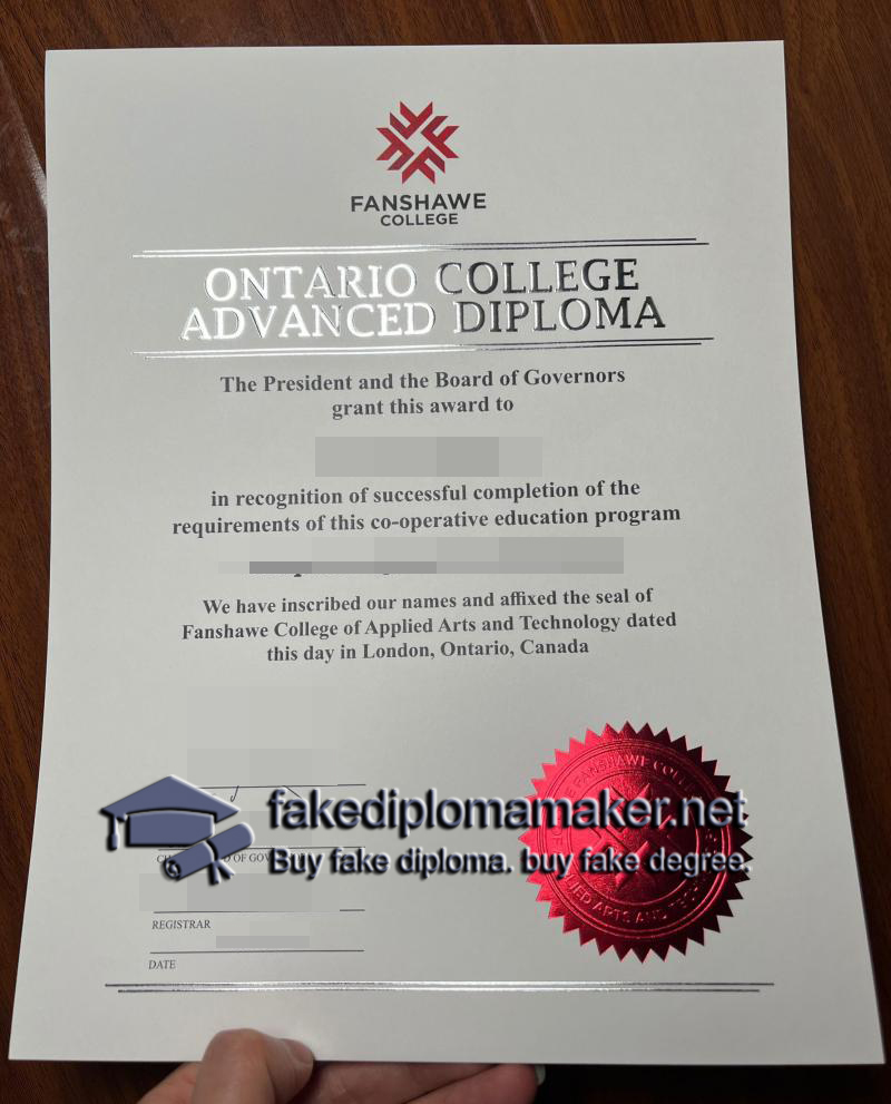 Fanshawe College diploma