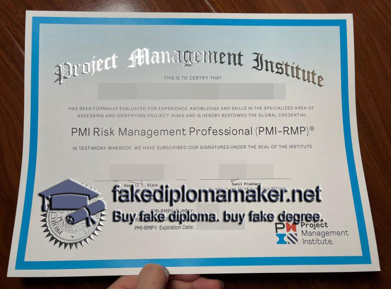 PMI certificate
