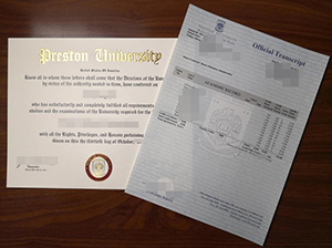 Preston University diploma copy