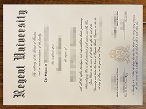 Regent University diploma copy