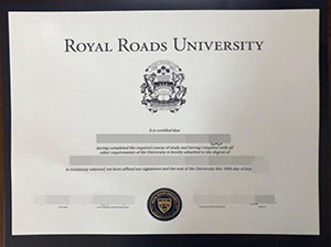 Royal Roads University diploma copy