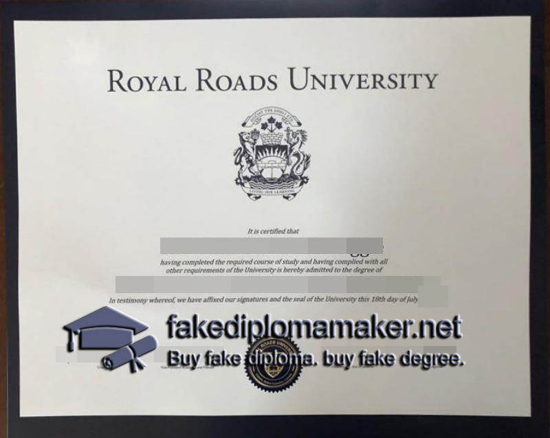 Royal Roads University diploma