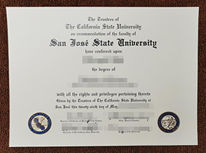 SJSU diploma copy